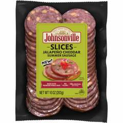 Johnsonville Johnsonville Jalapeno and Cheddar Pork Summer Sausage Slices