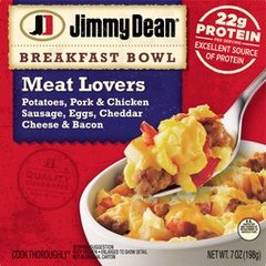 Jimmy Dean Meat Lovers Breakfast Bowl 7 Ounces