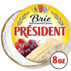 President Brie Cheese Mini Wheel - 8 Oz
