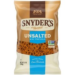 Snyder's of Hanover Low Fat Unsalted Mini Pretzels