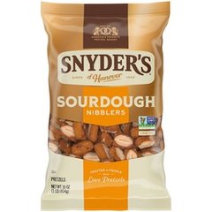 Snyders of Hanover Sourdough Nibblers Family Size Pretzels 16 Ounces