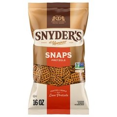 Snyders of Hanover Snaps Pretzels 16 Ounces
