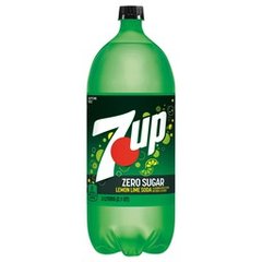 7UP Zero Sugar Lime Lemon Caffeine-Free Soda Bottle