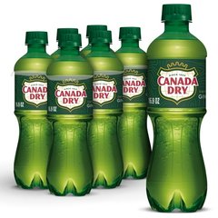 Canada Dry Ginger Ale Soda Bottles