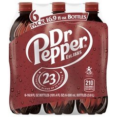 Dr Pepper Soda Bottles
