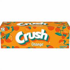 Crush Orange Soda Cans
