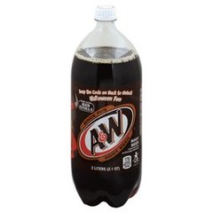 A&W Root Beer Soda Bottle