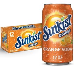 Sunkist Orange Soda Can