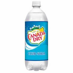 Canada Dry Club Soda 33.8 Ounces