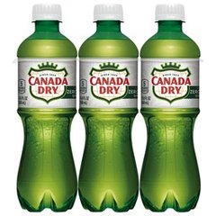 Canada Dry Ginger Ale Zero Sugar Soda Bottles