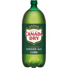 Canada Dry Ginger Ale Caffeine Free Soda Bottle