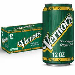 Vernor's Original Ginger Soda, 12 Ounce Can, 12 Pack