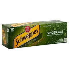 Schweppes Ginger Ale 12 Ounces