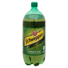 Schweppes Ginger Ale Soda Bottle