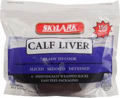 Skylark Calf Liver Sliced - 4 ct Frozen
