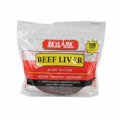 Skylark Beef Liver Sliced - 4 ct Frozen