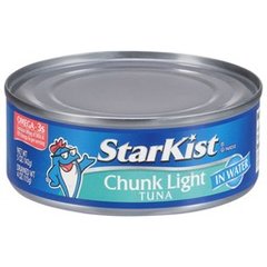 Star Kist Tuna, In Water, Chunk Light 5 Oz
