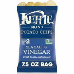 Kettle Brand Sea Salt and Vinegar Kettle Potato Chips - 7.5 Oz