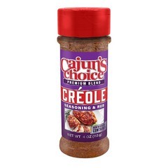 Cajun Choice Premium Quality Creole Seasoning 3.8 Ounces