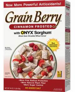 Grain Berry Cinnamon Frosted with ONYX Sorghum Shredded Wheat Cereal