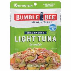 Bumble Bee Light Wild Caught Tuna 2.5 Ounces