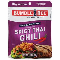 Bumble Bee Spicy Thai Chili Wild Caught Tuna 2.5 Ounces