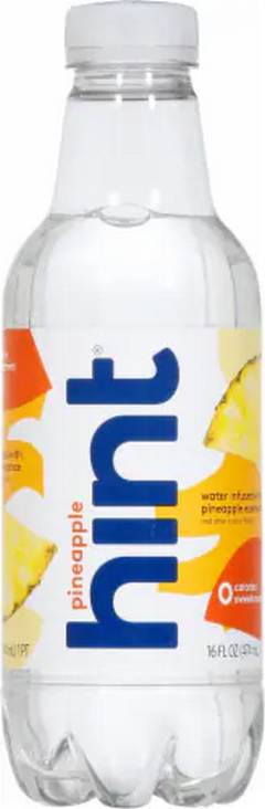 Hint Pineapple Flavored Bottled Water