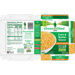 Green Giant Boxed Vegetables Corn and Butter Sauce 8 Ounces