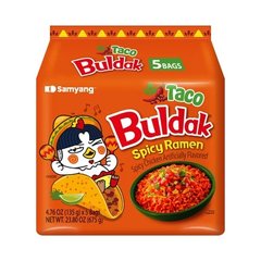 Buldak Taco Spicy Ramen 5 Pk