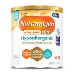 Enfamil Nutramigen Hypoallergenic Baby Formula with Iron Lactose Free Colic Relief From Cow's Milk Allergy Starts in 24 Hours Brain Building Dha Probiotic Lgg for Immune Support 12.6 oz Can