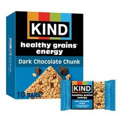 KIND Healthy Grains Gluten Free Dark Chocolate Chunk Energy Bars - 10 ct