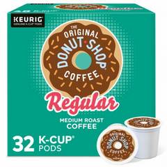 The Original Donut Shop Regular Keurig Single-Serve K-Cup Pods, Medium Roast Coffee, 32 Count