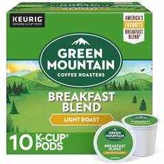 Green Mountain Coffee Roasters Breakfast Blend 10ct