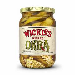 Wickles Okra, Wicked 16 Fl Oz