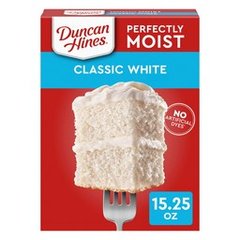 Duncan Hines Perfectly Moist Classic White Cake Mix 15.25 Ounces