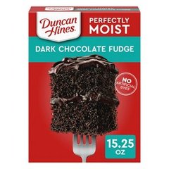 Duncan Hines Perfectly Moist Dark Chocolate Fudge Cake Mix
