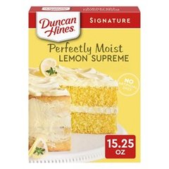 Duncan Hines Lemon Supreme Cake Mix 15.25 Ounces