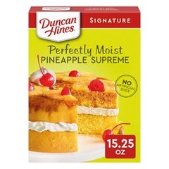Duncan Hines Pineapple Supreme Cake Mix 15.25 Ounces