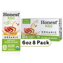 Honest Kids Appley Ever After Organic Juice Drink Cartons