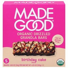 Made Good Birthday Cake Chocolate Drizzled Granola Bars 5 Pack