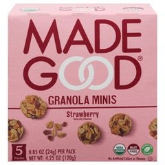 Made Good Organic Gluten & Nut Free Strawberry Granola Bites - 5 ct