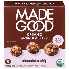 Made Good Organic Gluten & Nut Free Chocolate Chip Granola Bites - 5 ct