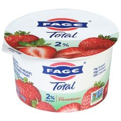 Fage Total Strawberry 2% Milkfat Greek Yogurt Cup
