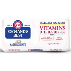Eggland's Best Cage Free Large White Eggs - 18 Count