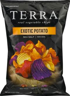TERRA Vegetable Chips Exotic Potato Sea Salt - 5.5 Oz