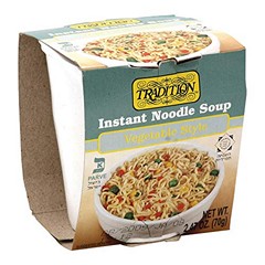 Tradition Vegetable Instant Noodle Soup 2.29 Ounces