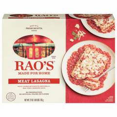Rao's Made For Home Meat Lasagna Frozen Meal, 27 oz