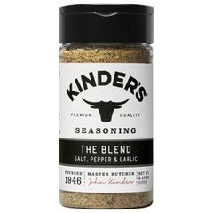 Kinder's The Blend Salt, Pepper & Garlic Seasoning, 6.25 oz