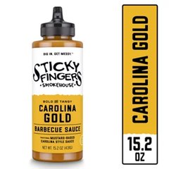 Sticky Fingers Smokehouse Bold & Tangy Carolina Gold Barbecue Sauce