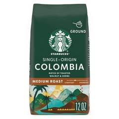 Starbucks Single-Origin Colombia Medium Roast Ground Coffee
